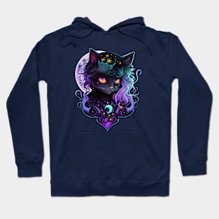 witchy cat ᗢ Hoodie